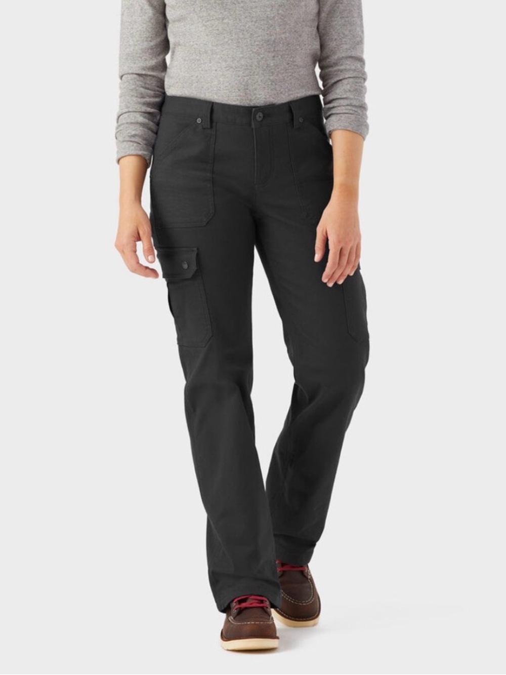 Duluth Trading Women’s Flex Firehose Pants Black size 10x29